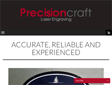 Tablet Screenshot of precisioncraft.ca